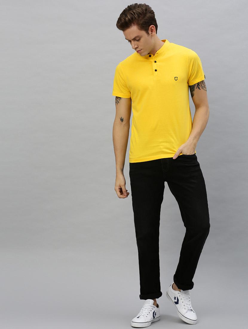 yellow solid t-shirt - 17147414 - Zoom Image - 4
