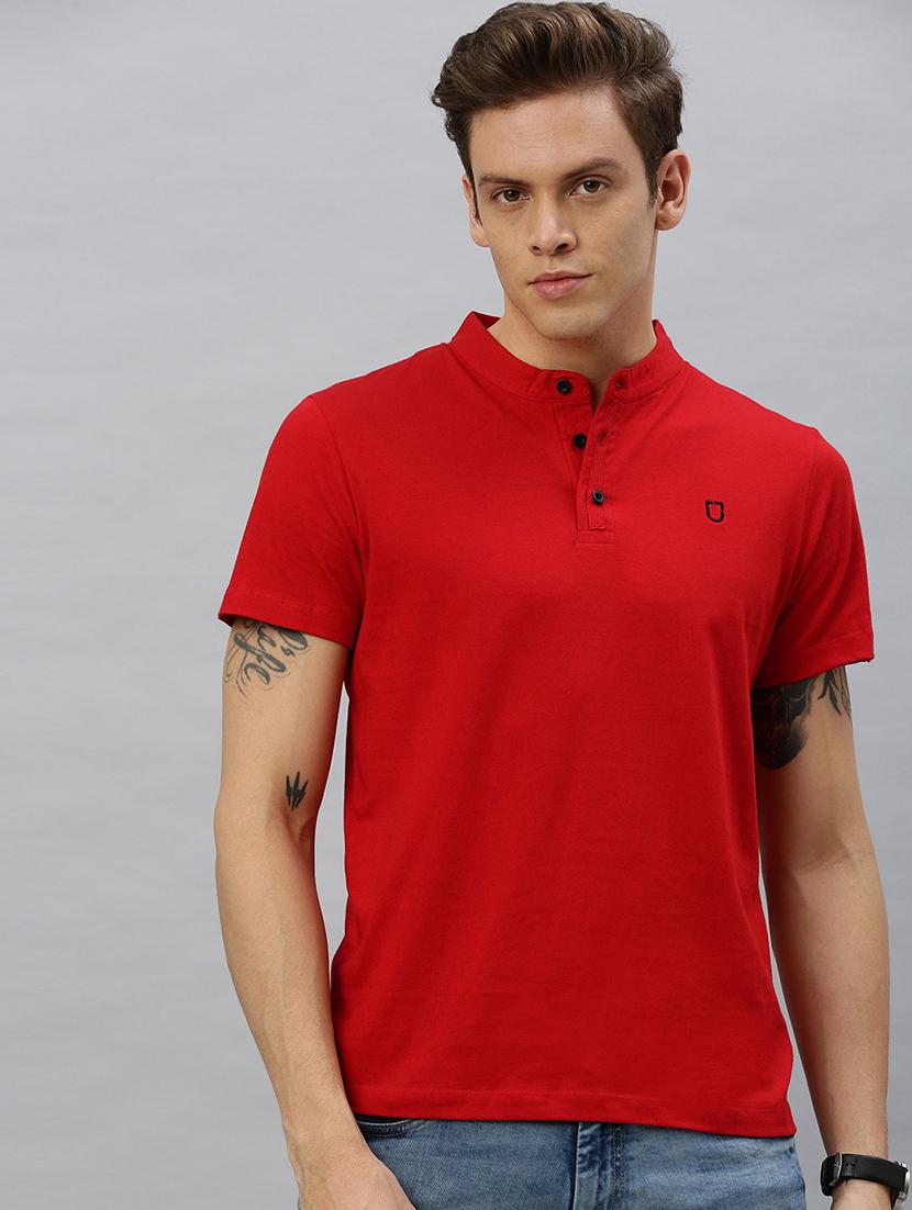 red solid t-shirt - 17147418 - Zoom Image - 1