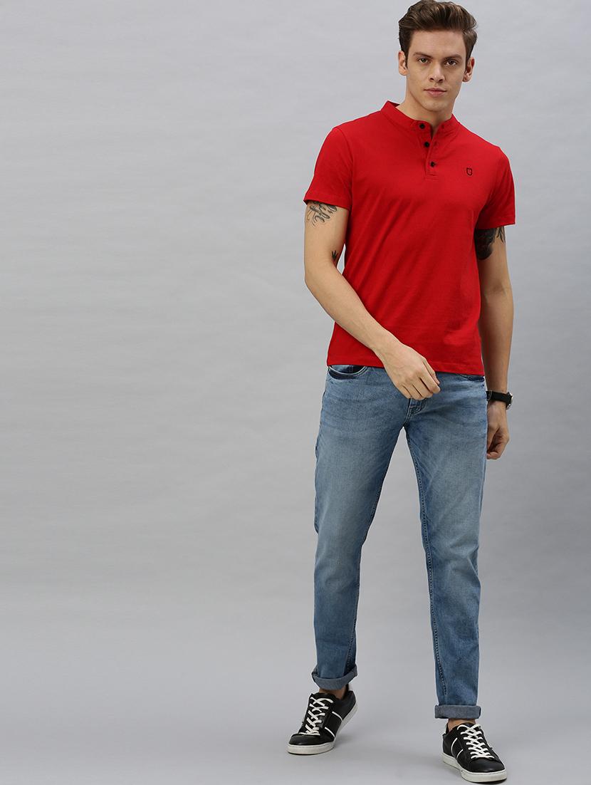 red solid t-shirt - 17147418 - Zoom Image - 4