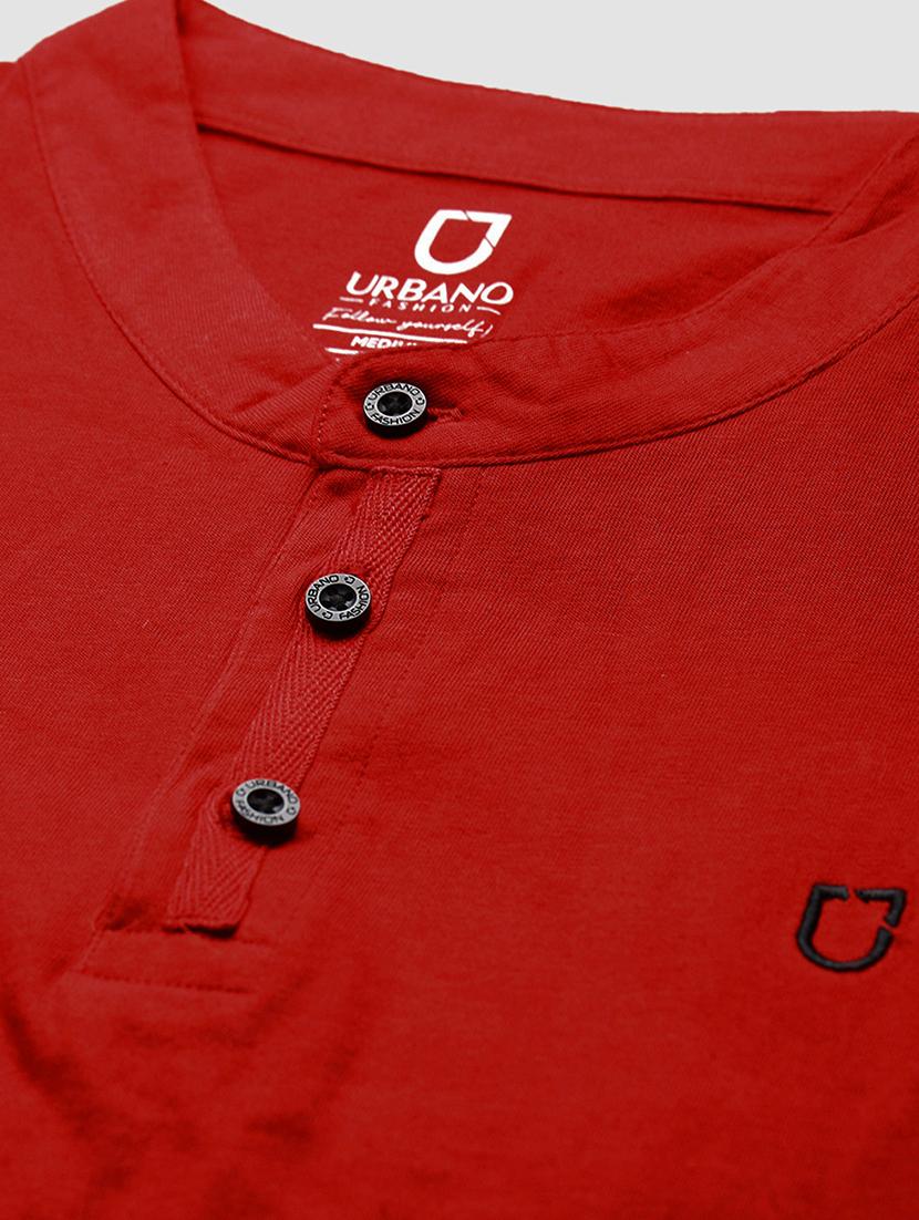 red solid t-shirt - 17147418 - Zoom Image - 5