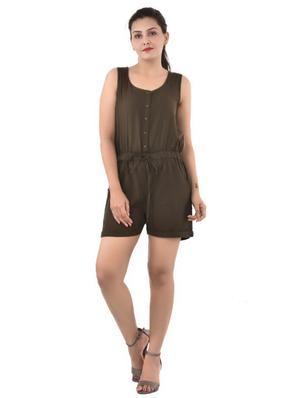drawstring waist romper - 17148461 - Standard Image - 4