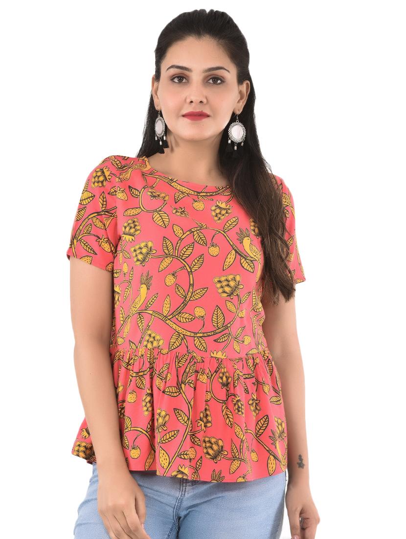 boat neck peplum top - 17148575 - Zoom Image - 1