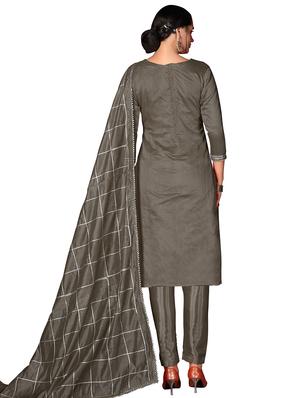 churidaar semi-stitched suit - 17148617 - Standard Image - 3