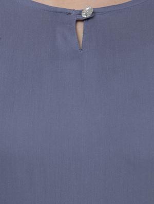 tie front solid jumpsuit - 17148886 - Standard Image - 6