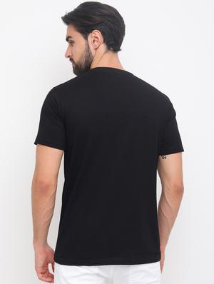black solid t-shirt - 17148893 - Standard Image - 3
