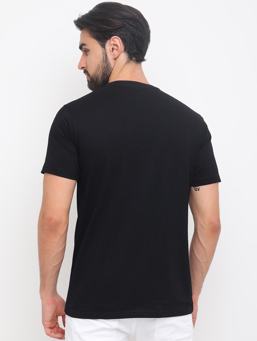 black solid t-shirt - 17148893 - Zoom Image - 3