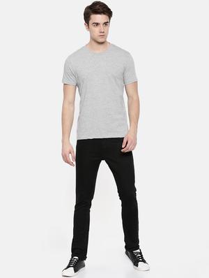 grey solid t-shirt - 17148896 - Standard Image - 4