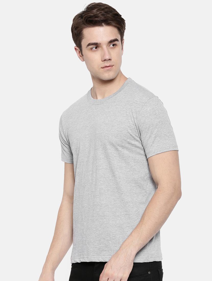 grey solid t-shirt - 17148896 - Zoom Image - 2