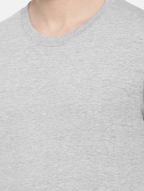 grey solid t-shirt - 17148896 - Zoom Image - 5