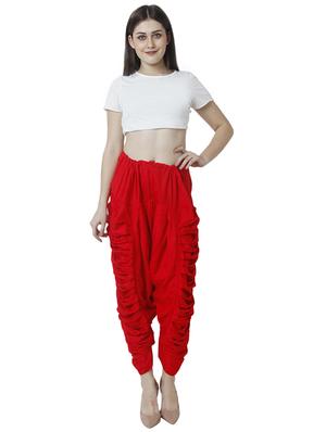 red rayon salwar salwars - 17149083 - Standard Image - 4