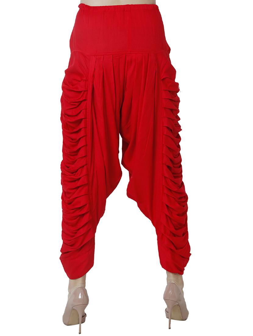 red rayon salwar salwars - 17149083 - Zoom Image - 3