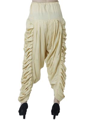 beige rayon salwar salwars - 17149085 - Standard Image - 3
