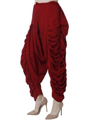 red rayon salwar salwars - 17149086 - Standard Image - 2