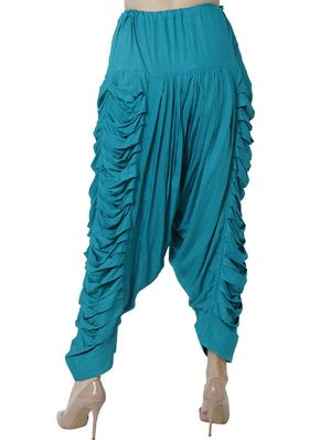 blue rayon salwar salwars - 17149087 - Standard Image - 3