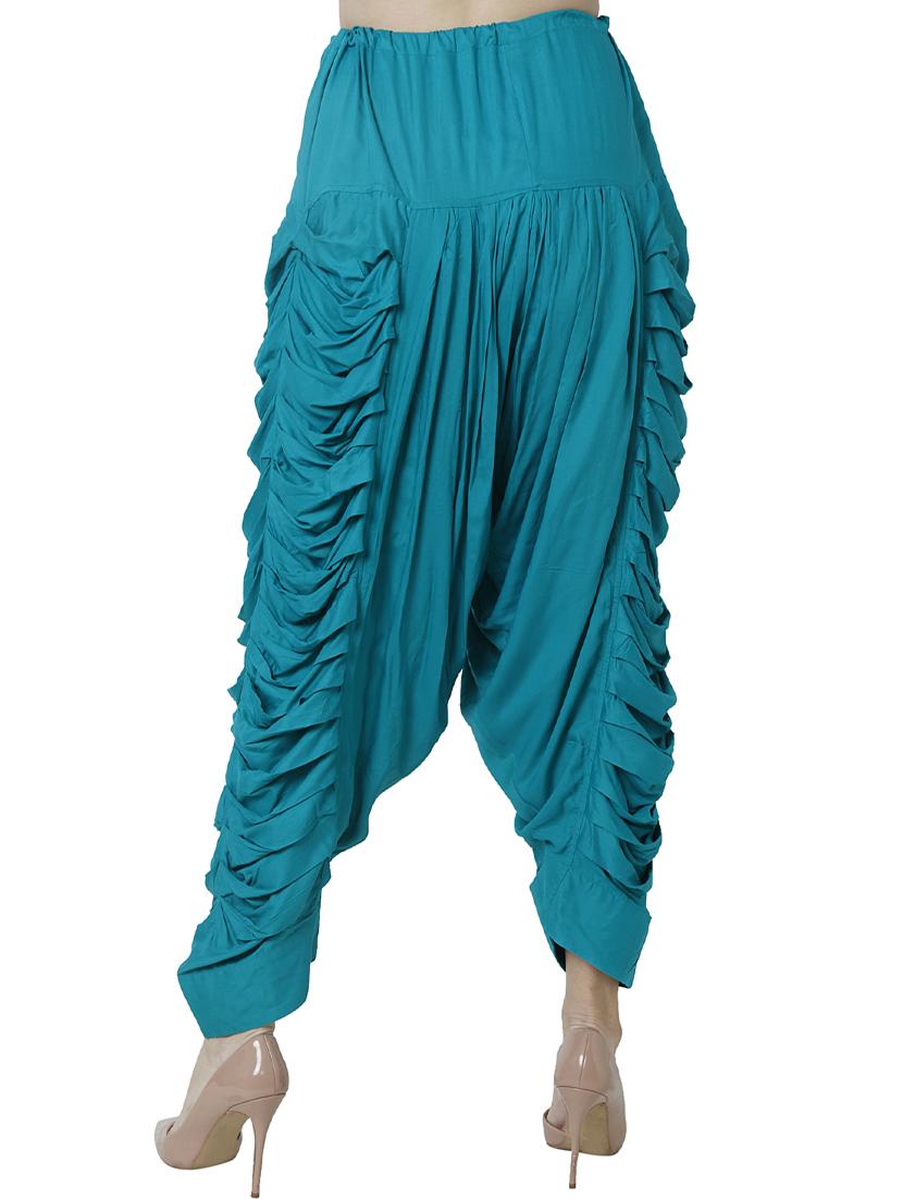 blue rayon salwar salwars - 17149087 - Zoom Image - 3