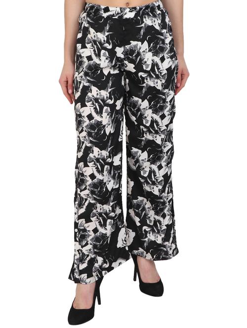 high rise floral palazzo - 17149112 - Standard Image - 1