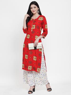 white crepe palazzos - 17149866 - Standard Image - 2