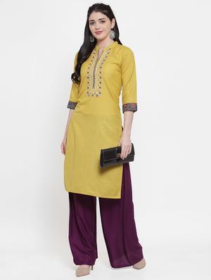 purple rayon flared palazzo - 17149901 - Standard Image - 4