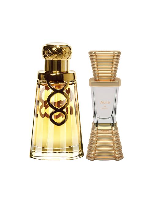 ajmal khallab edp oudh 50ml for unisex and aura concentrated oil alcohol-free attar 10ml for unisex + 2 parfum testers free - 17150007 - Standard Image - 1