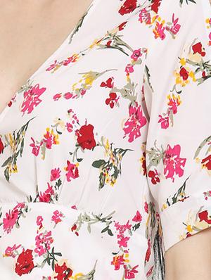 tie knot sleeves crop top - 17150743 - Standard Image - 5