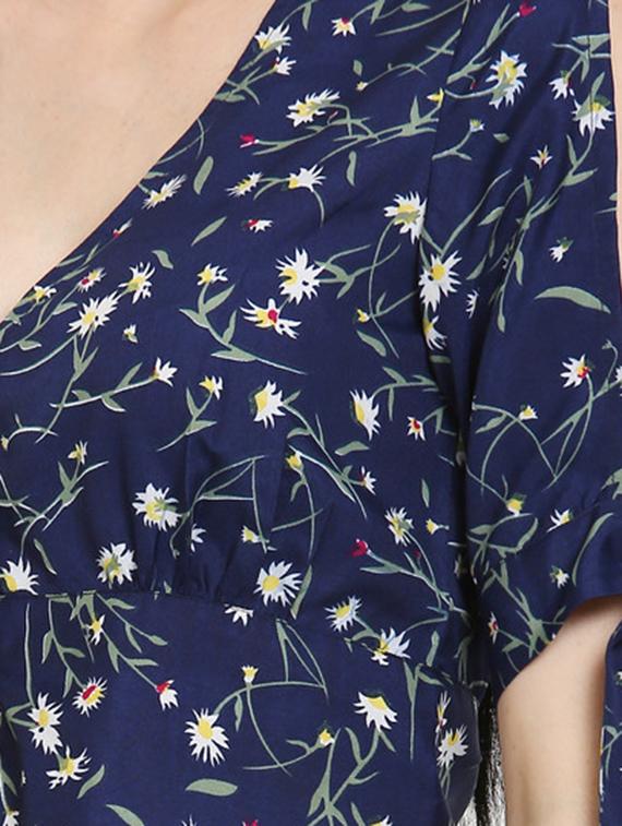tie knot sleeves crop top - 17150744 - Zoom Image - 5