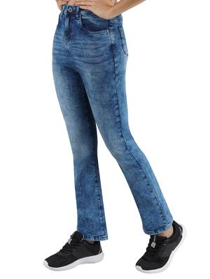 high rise acid wash jeans - 17151133 - Standard Image - 2