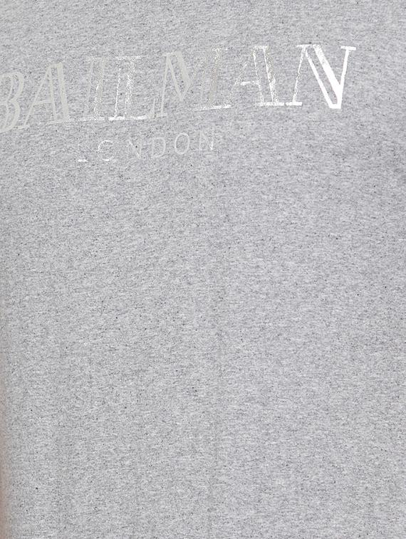 grey chest print t-shirt - 17151173 - Zoom Image - 5