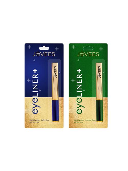 jovees herbal pack of 2 liquid eyeliner(blue,green) - 17151625 - Standard Image - 1