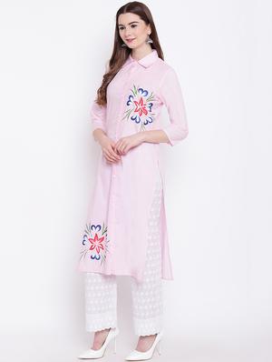 printed straight kurta - 17151764 - Standard Image - 2