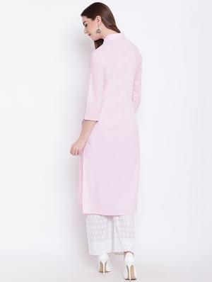 printed straight kurta - 17151764 - Standard Image - 4