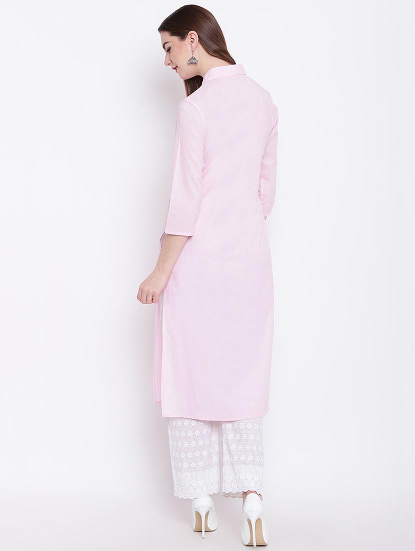 printed straight kurta - 17151764 - Zoom Image - 4