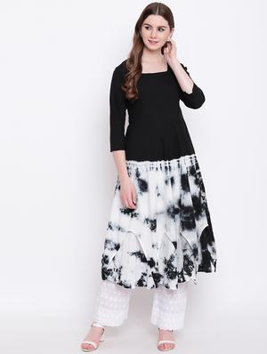 shibori a-line kurta - 17151772 - Standard Image - 4