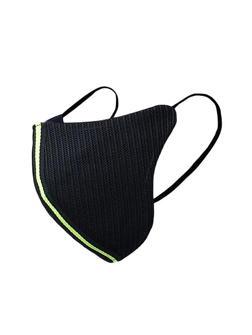 black 1 protective mesh mask and strap extention antipollution men - 17151858 - Standard Image - 1