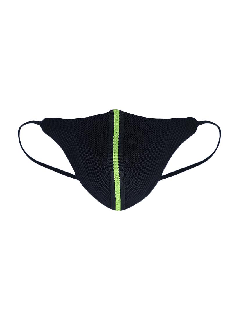 black 1 protective mesh mask and strap extention antipollution men - 17151858 - Zoom Image - 2