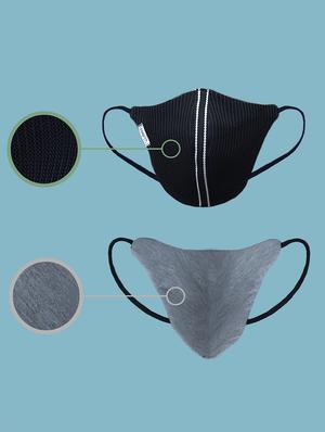 black polypropylene anti-pollution men mask (pack of 7) - 17151880 - Standard Image - 3