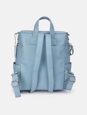 blue leatherette (pu) fashion backpack - 17152368 - Standard Image - 2