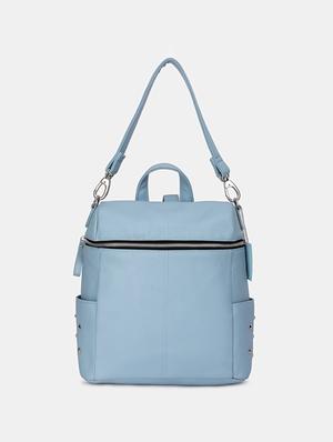 blue leatherette (pu) fashion backpack - 17152368 - Standard Image - 5