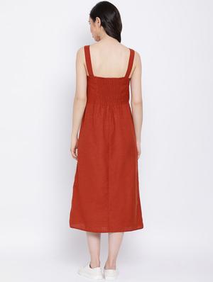 double breasted midi dress - 17152494 - Standard Image - 4