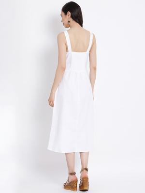 double breasted midi dress - 17152495 - Standard Image - 4