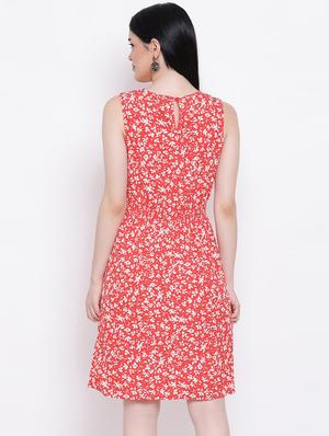 floral a-line dress - 17152503 - Standard Image - 3