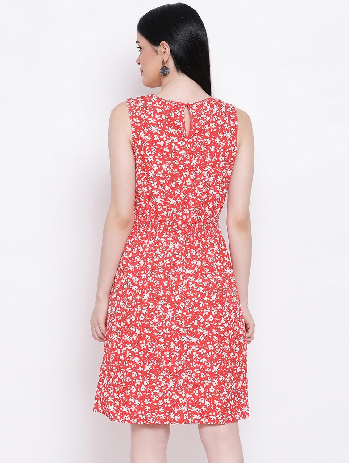 floral a-line dress - 17152503 - Zoom Image - 3