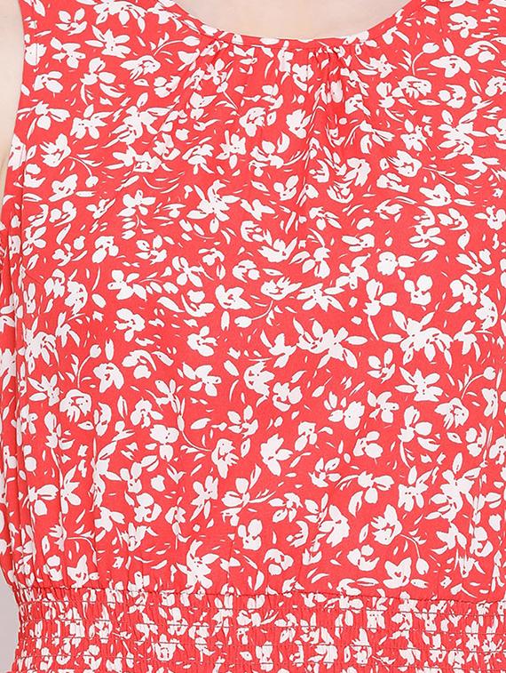 floral a-line dress - 17152503 - Zoom Image - 5