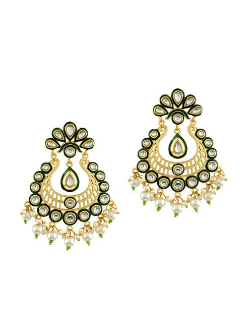 green gold chandellier earring - 17152564 - Standard Image - 1