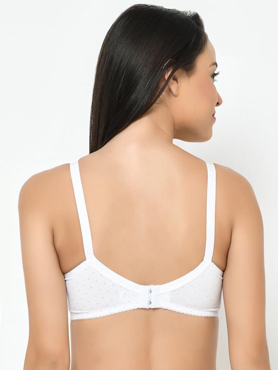 white cotton maternitynursing bra - 17152572 - Zoom Image - 2