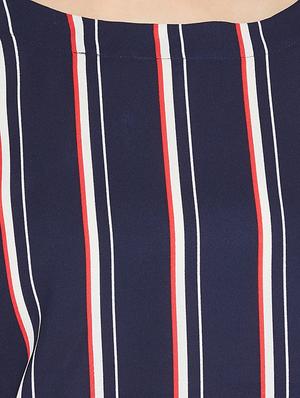 boat neck striped top - 17152612 - Standard Image - 5