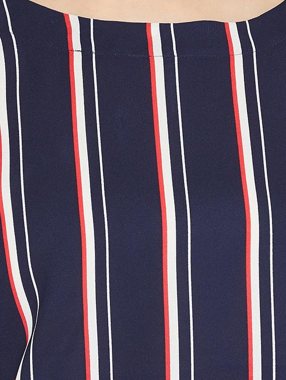 boat neck striped top - 17152612 - Zoom Image - 5