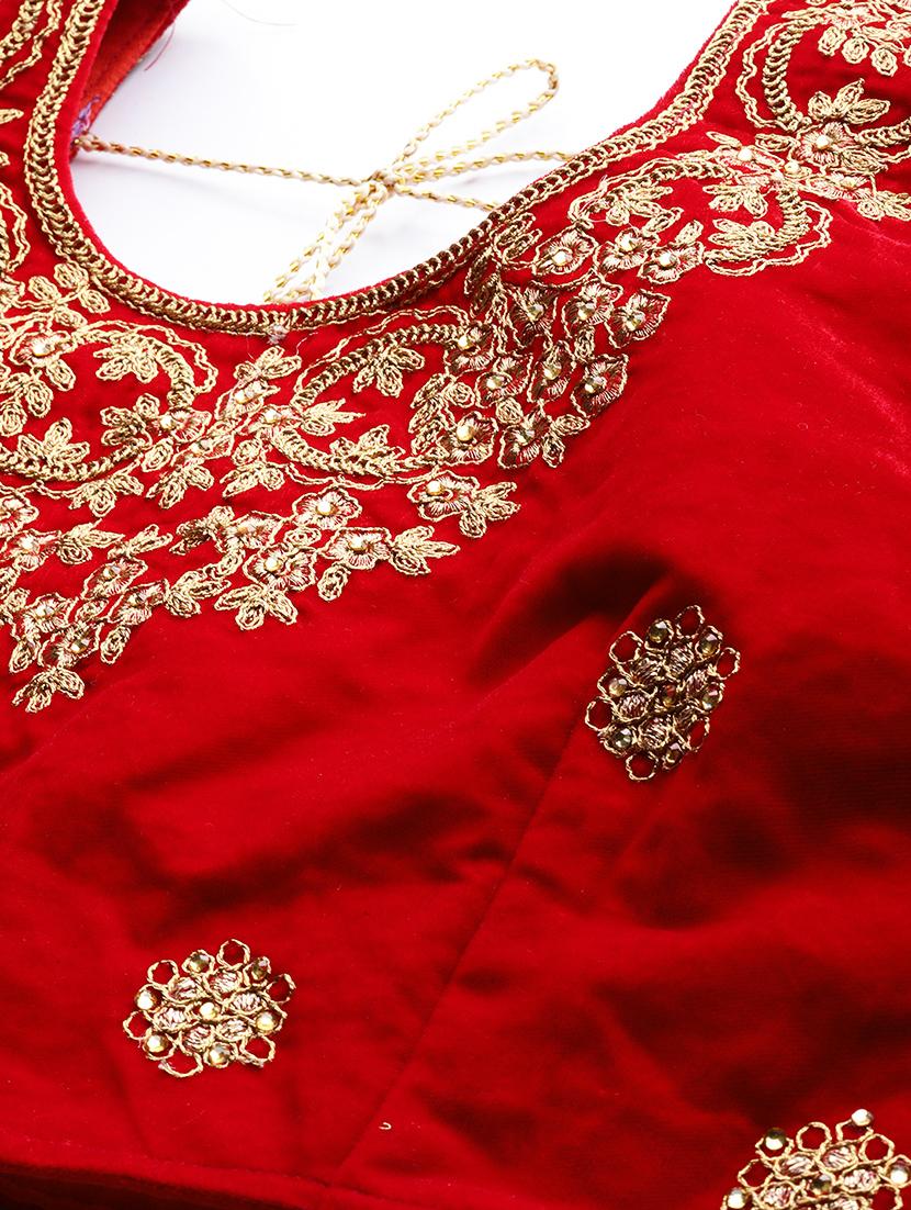 embroidered bridal lehenga - 17152819 - Zoom Image - 5