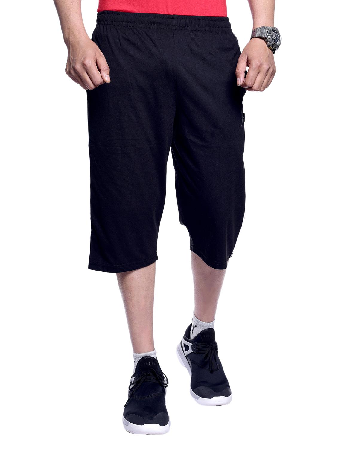 navy blue and black solid three fourths combo - 17152832 - Zoom Image - 2