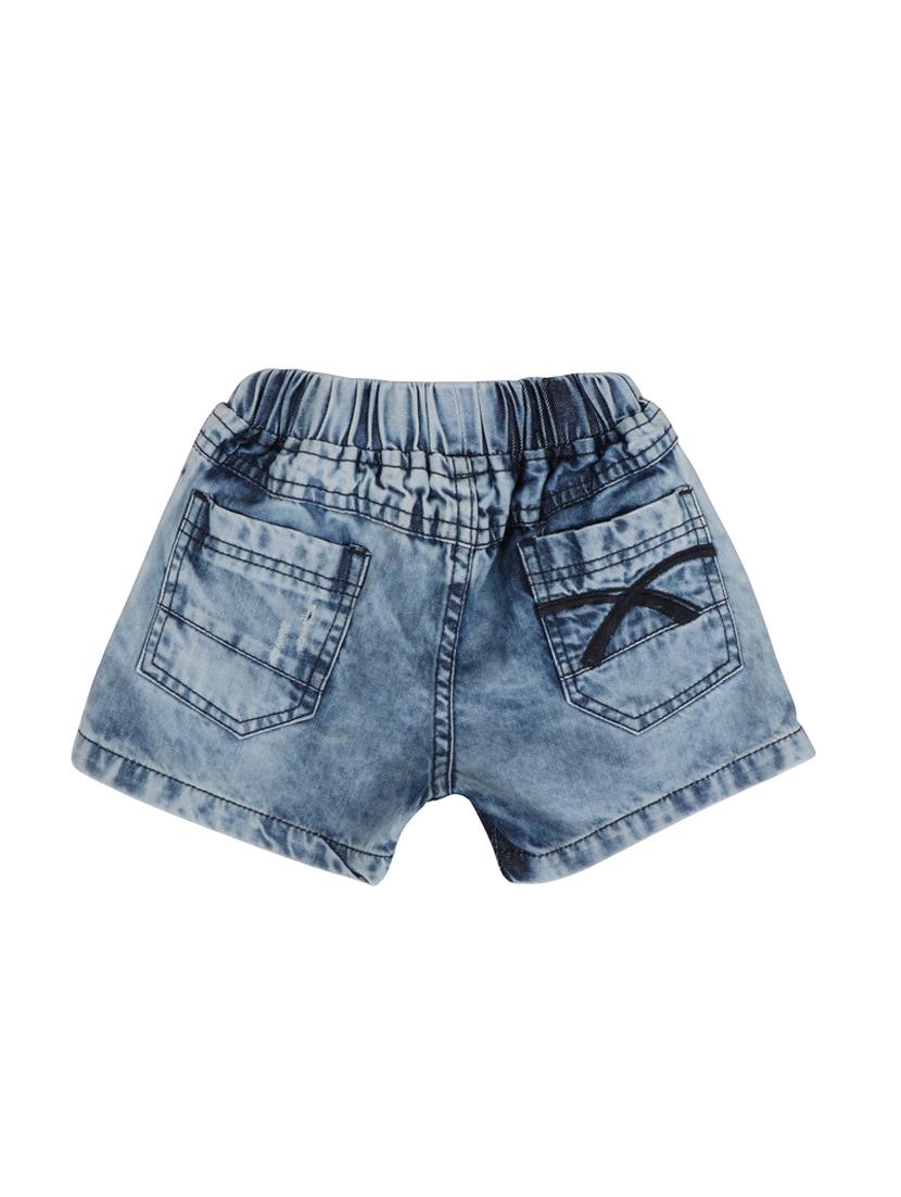 blue denim shorts - 17152945 - Zoom Image - 2