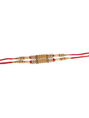 set of 7 designer rakhis - 17153304 - Standard Image - 3